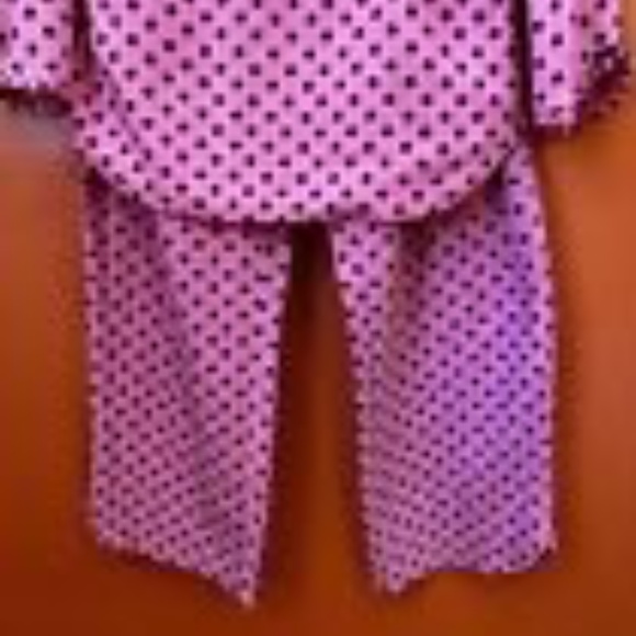 Betsey Johnson Intimates Child 2 Piece Mico-fleece Pajama Set Size Small Retro - Picture 3 of 4